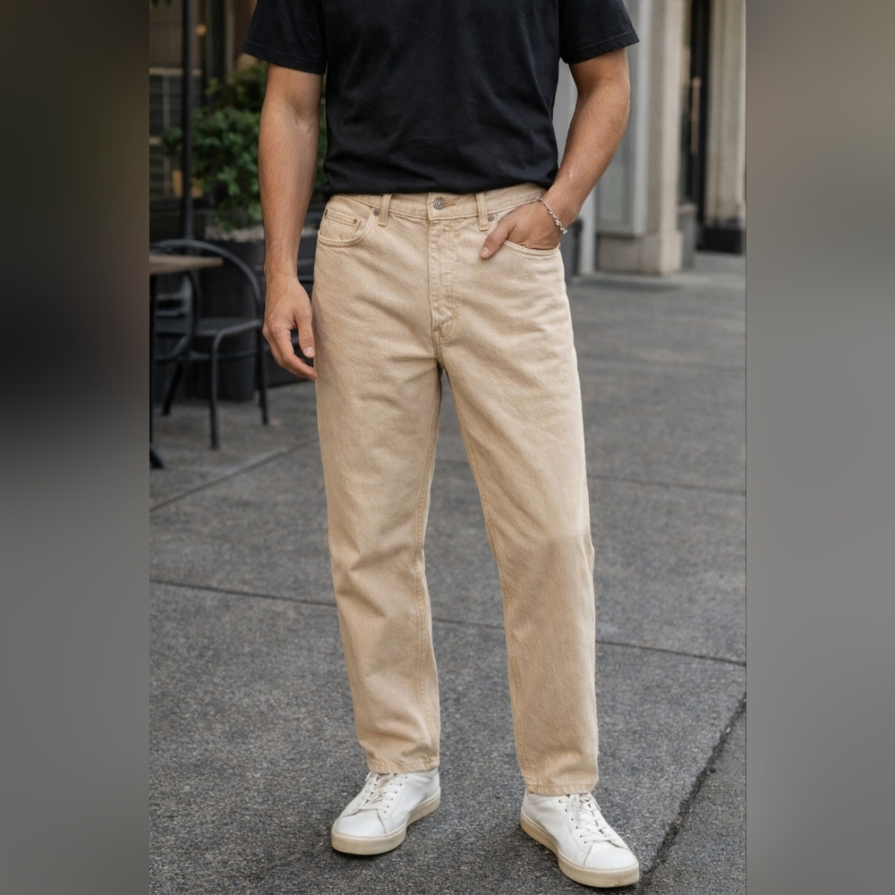 Calvin Klein Jeans Beige Denim – Men’s Size 31 – Straight Fit / Classic CK